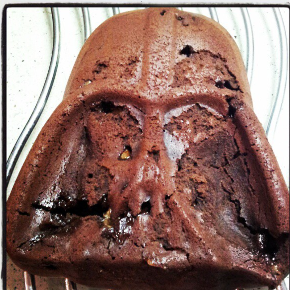 Baking Disaster 1 - Chocolate Fudge Darth Vader Cake