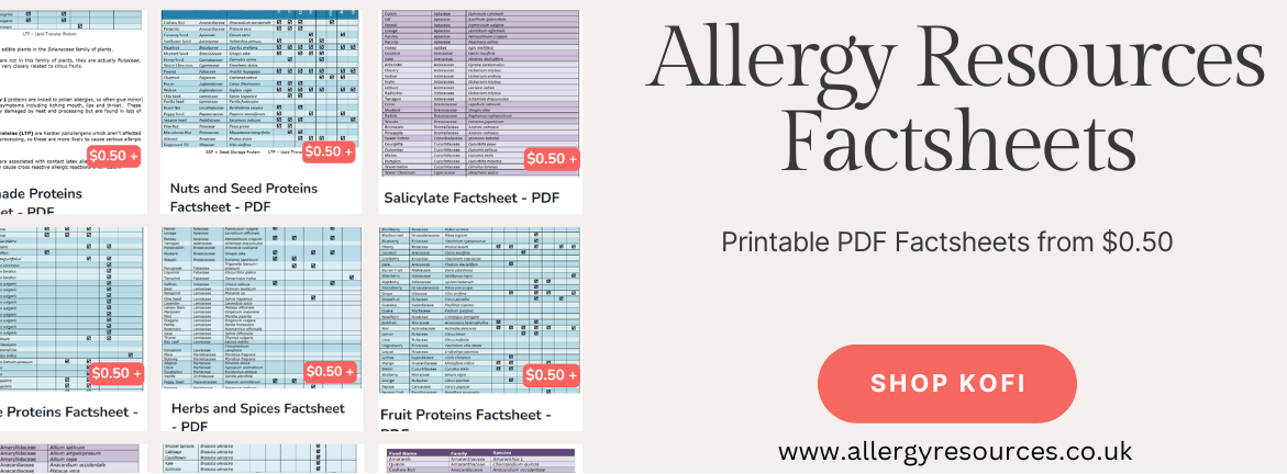 Allergy Resources Kofi Shop Advert